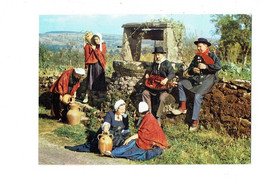 Cpm - Le Morvan Folklorique - Scène Morvandelle Autour D'un Puits - Femme Homme Costume Musique Vielle Biniou - Musique