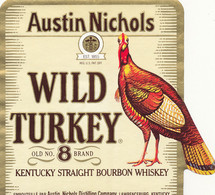 650  / ETIQUETTE BOURBON WHISKEY   -AUSTIN NICHOLS  WILD TURKEY - Whisky