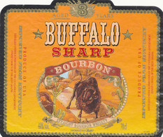 652 / ETIQUETTE  BOURBON  WHISKEY  BUFFALO SHARP - Whisky