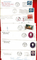 1958/1959 - 7 Lettres Pour Les Canada -  Seulement Devant D'enveloppes - Only Front Of Envelopes - Storia Postale