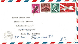 1960 - Lettre De WICHITA FALLs Pour La France -  Postal Stationery - Folded Envelope - 1941-60