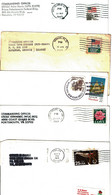 5 Enveloppes Avec Cachets De La Marine Américaine  - 5 Envelopes With US Navy Postmarks - Marcofilia