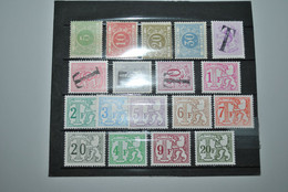 Belgique 1895/1985 Timbres-taxe MNH - Stamps