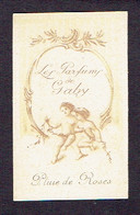 Carte Parfum PLUIE DE ROSES De GABY - Anciennes (jusque 1960)