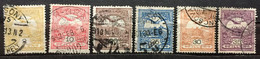 HONGRIE / 1908-13 / N° Y&T : 73-77-80-81-82-83 - Used Stamps