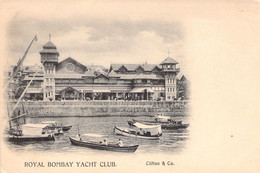 CPA Royal Bombay Yacht Club - Clifton & Co - Barques - Carte Précurseur - India