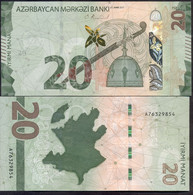 Azerbaijan 20 Manat 2021 UNC P- W41 - Aserbaidschan