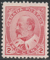 Canada 1903 Sc 90i Mi 78 Yt 79 SG 177 MNG(*) Rose Carmine - Ungebraucht