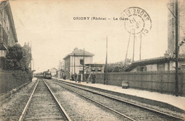 69 - RHÔNE - GRIGNY - La Gare - état Voir Scans Recto Et Verso - 10235 - Grigny