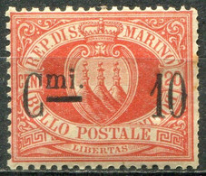 SAINT-MARIN - Y&T  N° 10 * - Unused Stamps