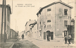 69 - RHÔNE - PIERRE-BÉNITE - Grande Rue Animée - état Voir Scans Recto Et Verso - 10398 - Pierre Benite