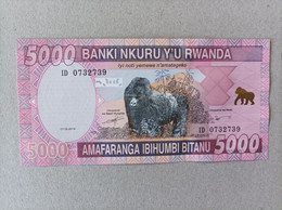 Billete De Rwanda De 5000 Rwanda, Año 2014, UNC - Ruanda