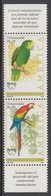 1992 Venezuela Upaep Parrots Macao Birds Oiseaux Complete Pair MNH - Venezuela