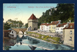 Luxembourg. Pfaffenthal. Rue Et  Porte Des Bons Malades. Pont Sur L'Alzette. 1912 - Luxemburgo - Ciudad