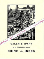 PARIS CIRCA 1935 PUBLICITE GALERIE D ART COMPAGNIE DE LA CHINE ET DES INDES - Publicités