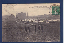 CPA [90] Territoire De Belfort > Belfort Centre D'aviation Revue D'une Escadrille Blériot Aéroport - Belfort - Città