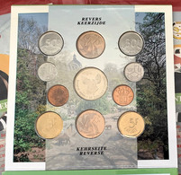 Belgium 1993 10 Coins Mint Set (+ Token) "Zoo Antwerpen" BU - FDEC, BU, BE & Münzkassetten