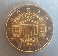 2019  Estonie 2 Euros Commémorative 100 Ans De L Université De Tartu - Estonie