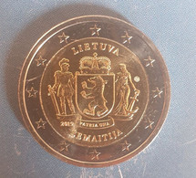 2019 Lituanie 2 Euros Commémorative Zemaitéjé - Lituania