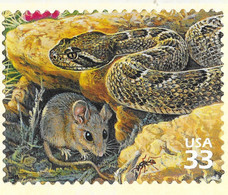 USA 1999 Mi.No. 3109  Sonoran Desert Reptiles Cactus Mouse Rattlesnake Insects 1v MNH** 0,80 € - Roedores