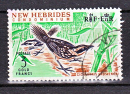 Nouvelles Hébrides 222 Oiseau Cichlornis Grosveroni Oblitéré Used Cote 19 - Usados