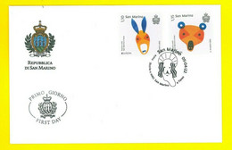 San Marino.2022.Europa CEPT.Stories And Myths.FDC - 2022