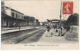 CPA13- AUBAGNE- Intérieur De La Gare (Sur La Voie) - Aubagne