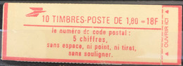 France, Carnet N° 2220-C6, Carnet De 10 Timbres Neufs à 1.80 Fr, Rouge , Liberté De Delacroix, Luxe, 3 Photos - Unclassified
