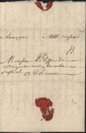 Lettre De Paris 8 MARS 1700 Pour Clermont Ferrand Manuscrit "à Auvergne" Taxe Manuscrite "4" - ....-1700: Précurseurs