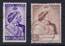 Singapore: 1948   Royal Silver Wedding     Used - Singapur (...-1959)