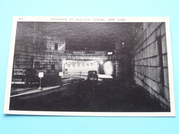 Entrance To HOLLAND Tunnel ( 44 A - Manhattan Post Card ) Anno 19?? ( See/voir Scans ) ! - Ponts & Tunnels