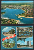 3x Postcards Tanzania 196?-200?, Used, Not Used - Tanzanie