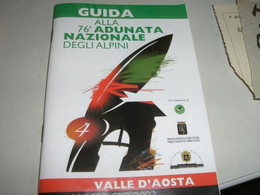 GUIDA ALL'ADUNATA MILANO 2003 VALLE D'AOSTA - Italienisch