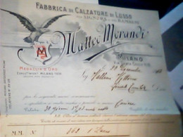 MILANO FATTURA Fabbrica CALZATURE  LUSSO MATTEO MORANDI 1913 IQ8277 - Italia