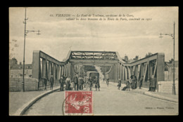 18 Cher Vierzon Pont De Toulouse Au Dessus De La Gare - Vierzon