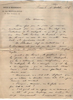 VP19.561 - 1888 - Banque & Recouvrements A. De MEVOLHON à PARIS - Lettre De Mr De BOISSE à Mr SENNE - DESJARDINS - Bank & Versicherung