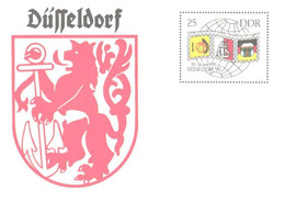 Germany:DDR:Postal Stationery, Düsseldorf 90, 1990 - Cartes Postales - Neuves