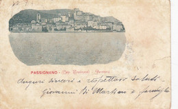 PASSIGNANO SUL TRASIMENO-PERUGIA-PANORAMA-CARTOLINA VIAGGIATA NEL1903-RETRO INDIVISO - Perugia