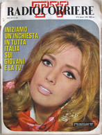 RADIOCORRIERE TV 24 1968 Marina Malfatti Ira Fürstenberg Rosanna Vaudetti Marilyn Horne Jean Vigo Alfaro Siqueiros - TV