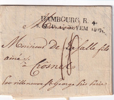 Allemagne Marque Postale - HAMBOURG R 4 NOVEM 1807 - Prephilately