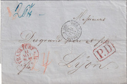 Allemagne Marque Postale - FRANKFURT 1864 - Vorphilatelie