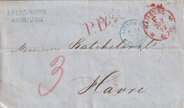 Allemagne Marque Postale - HAMBOURG 1872 - Préphilatélie