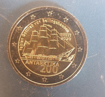 2020 Estonie 2 Euros Commémorative 200 Ans De La Découverte De L Antarctique - Estonie