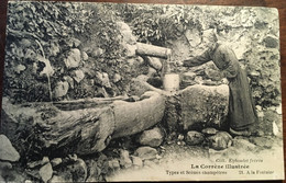 Cpa 19, La Corrèze Illustrée, Types Et Scènes Champêtres, A La Fontaine, Paysanne En Sabots, Collection Eyboulet - Sin Clasificación