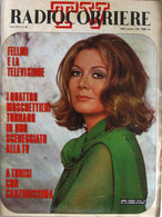 RADIOCORRIERE TV 42 1969 Emma Danieli Federico Fellini Vittorio Chesi Geoffrey Cannon Dominique Paturel Simone Signoret - Televisie