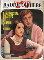 RADIOCORRIERE TV 43 1969 Ugo Pagliai Mariella Zanetti George Moustaki Antonella Lualdi Roberto Rossellini Gérard Philipe - Télévision