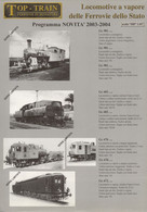 Catalogue TOP-TRAIN 2003-2004 Novità Foglio Informativo Locomotive A Vapore FS - En Italien - Sin Clasificación