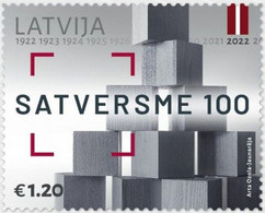 Latvia Lettland Lettonie 2022 Constitution Of Latvia - Satversme - 100 Years  MNH - Letland