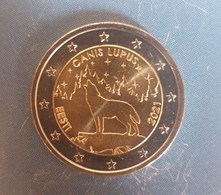 2021 Estonie 2 Euros Commémorative Le Loup - Estonia