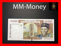 WEST AFRICAN STATES  WAS  10.000  10000  Francs  1995   "A"  *Ivory Coast*    P.  114 A      XF+ - West African States